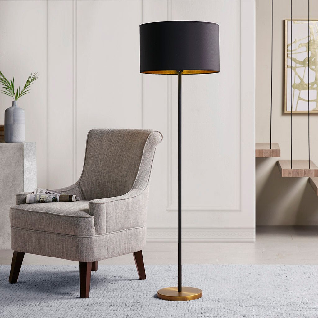 Black & Gold Metal Floor Lamp – product view 6