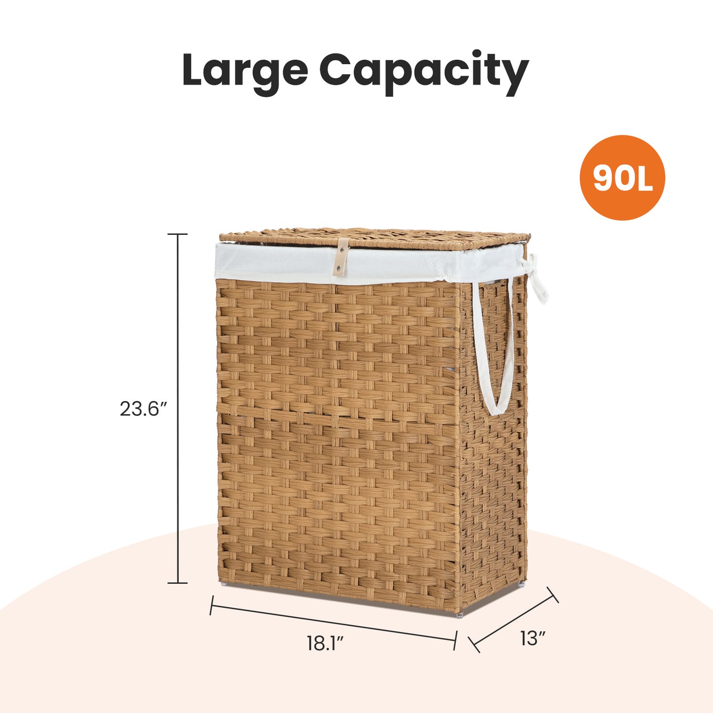 Laundry Hamper with Lid – product view 11