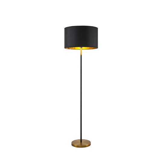 Black & Gold Metal Floor Lamp – main product view