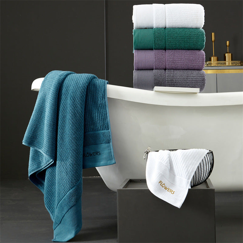 Cotton Bath Towels in Multiple Sizes – product view 7