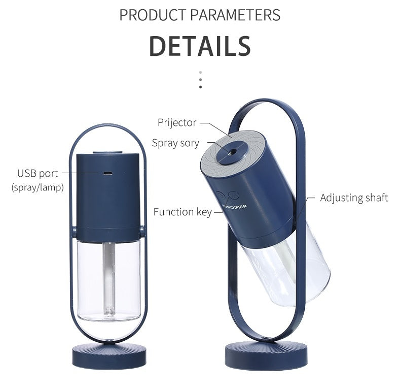 USB Air Humidifier with Projection Night Light – product view 9