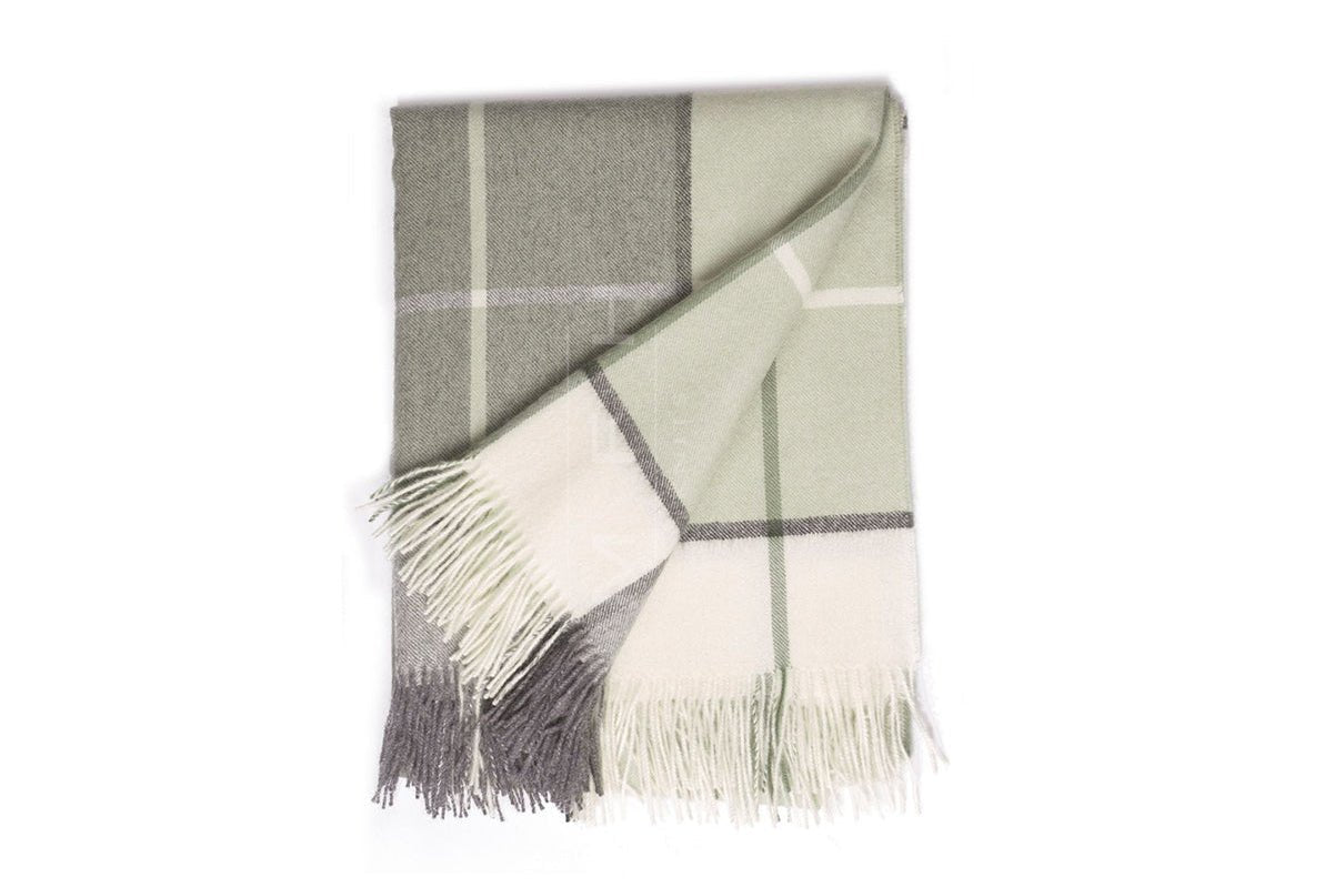 Horizon Stripe Alpaca Throw – 100% Baby Alpaca Luxury Blanket