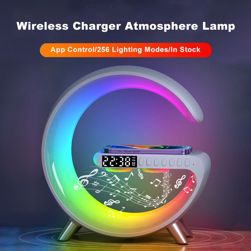 G-Shaped LED Bluetooth Speaker Lamp – alternate product view