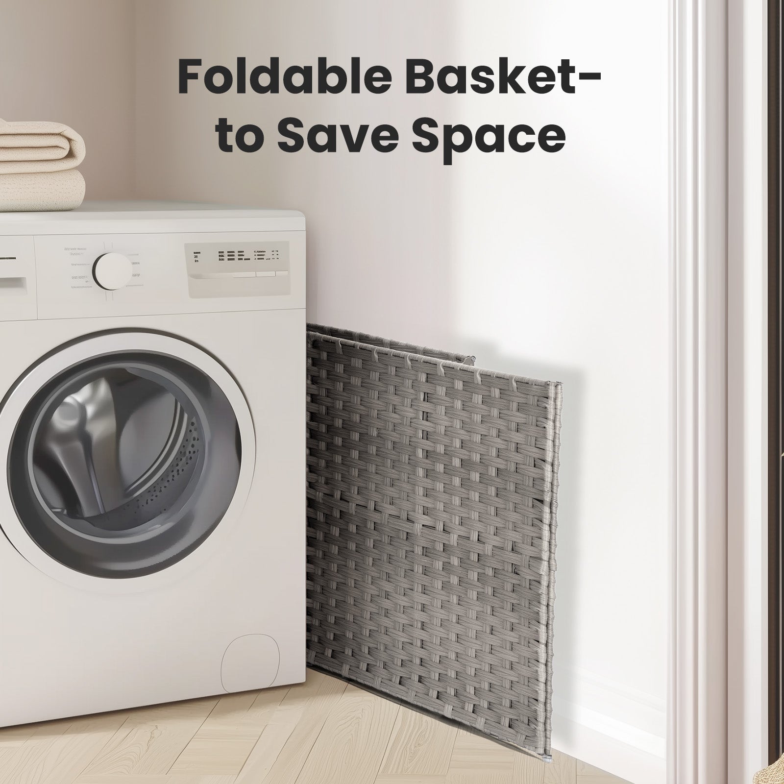 Laundry Hamper with Lid – product view 6
