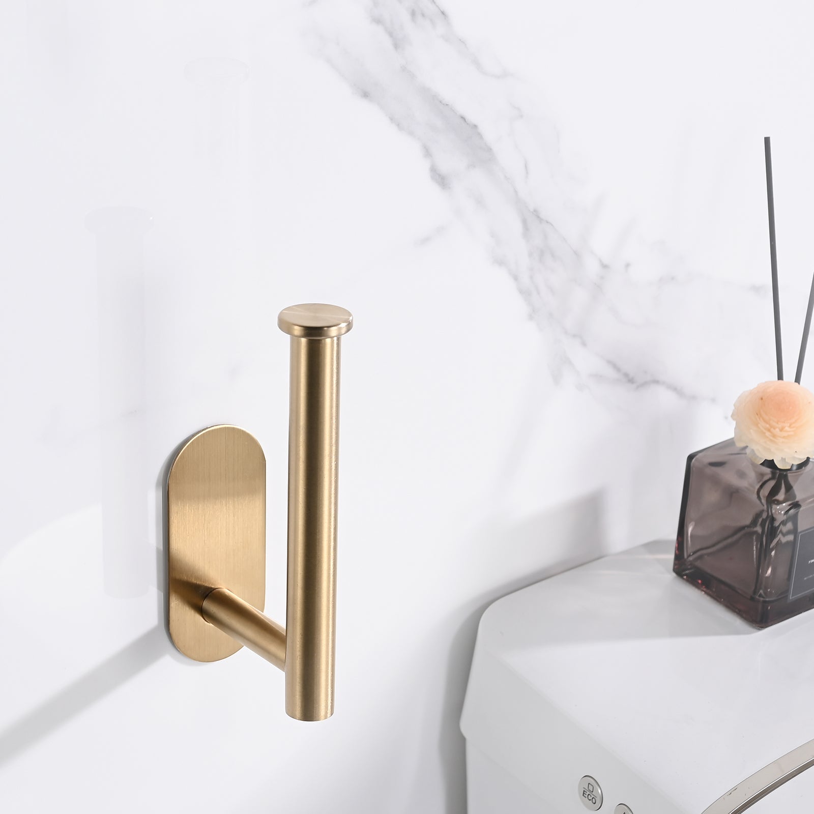Self-Adhesive Toilet Paper Holder – No Drilling – product feature view
