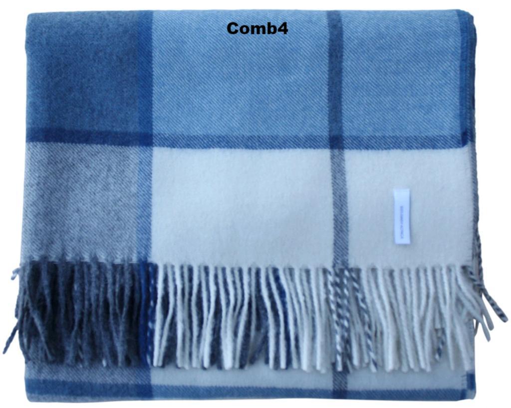 Horizon Stripe Alpaca Throw – 100% Baby Alpaca Luxury Blanket
