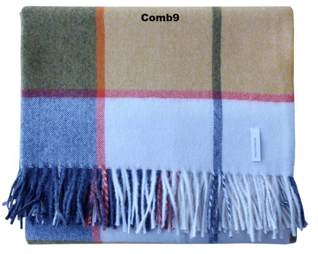Horizon Stripe Alpaca Throw – 100% Baby Alpaca Luxury Blanket